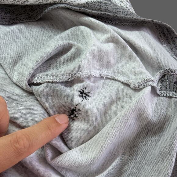 Permit Sport VTG 80s 90s Striped Gray Tee Size L Single Stitch RARE GUC - Picture 9 of 10